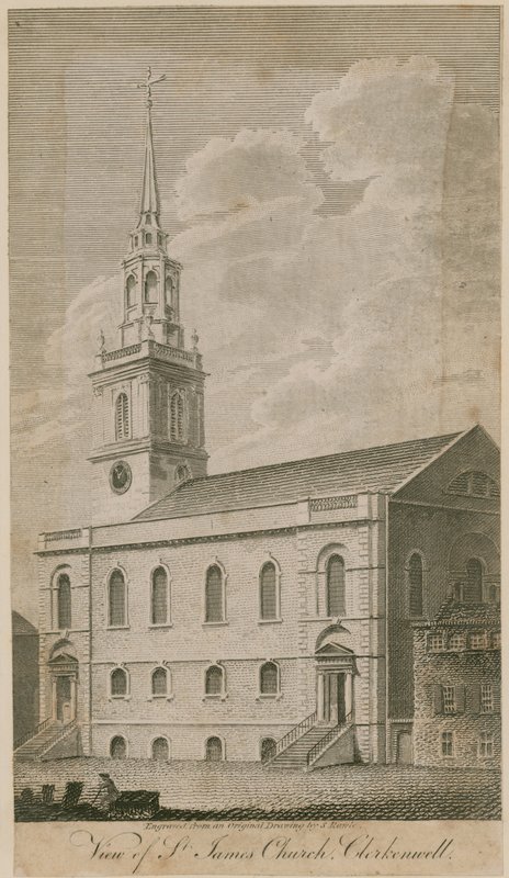 Kostel svatého Jakuba, Clerkenwell od English School