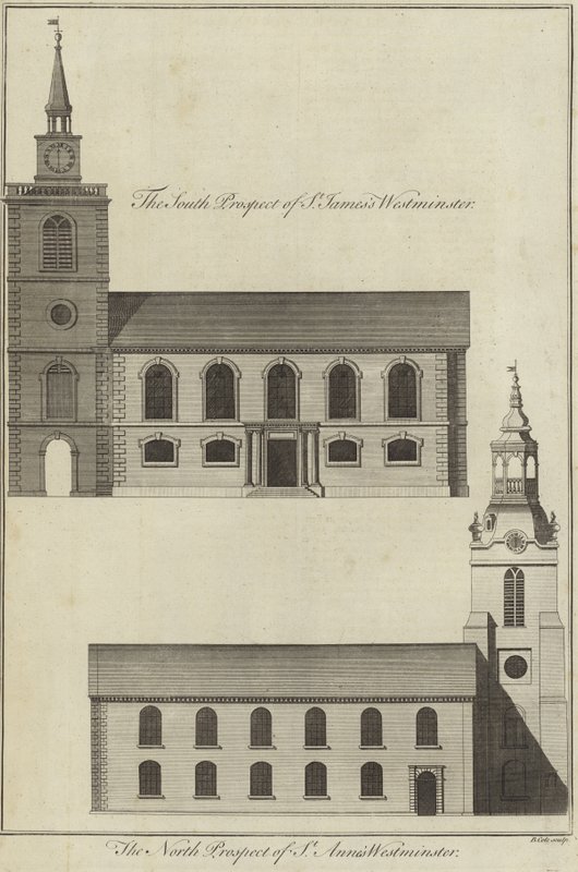 Kostel svatého Jakuba a kostel svaté Anny, Westminster od English School