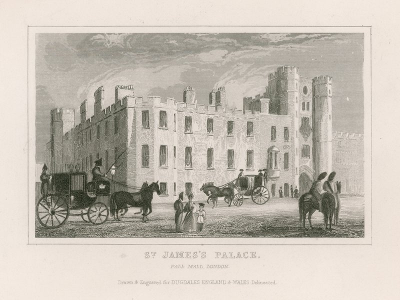Palác svatého Jakuba v Pall Mall od English School
