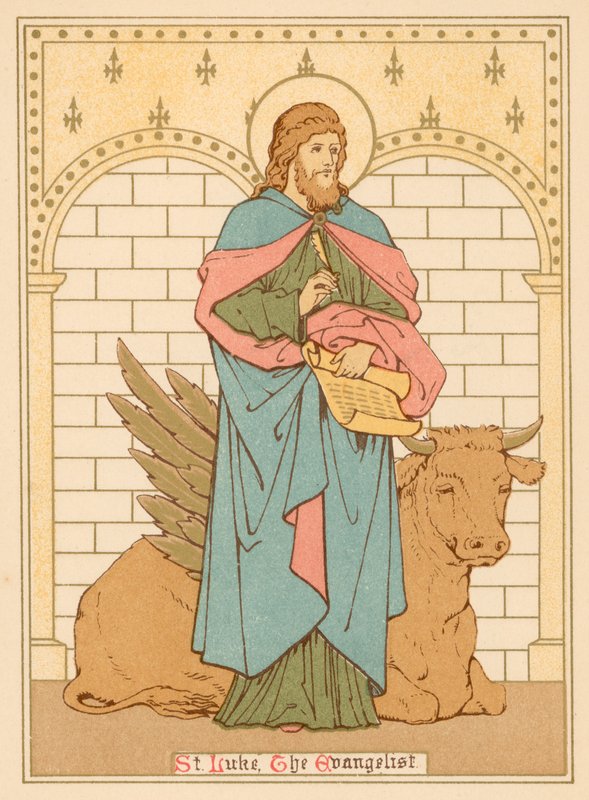 Svatý Lukáš evangelista. od English School