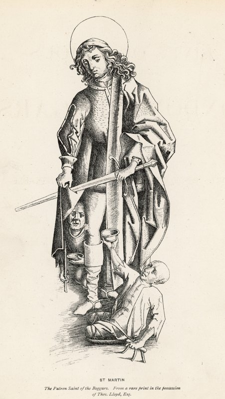 Svatý Martin, patron žebráků od English School