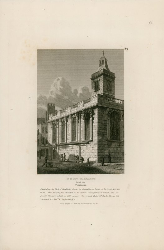 St Mary Magdalen, spojený s St Gregory, Knightrider Street, Londýn od English School