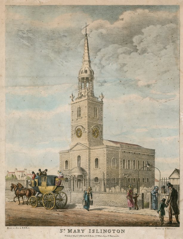 St Marys (nový kostel), Islington od English School