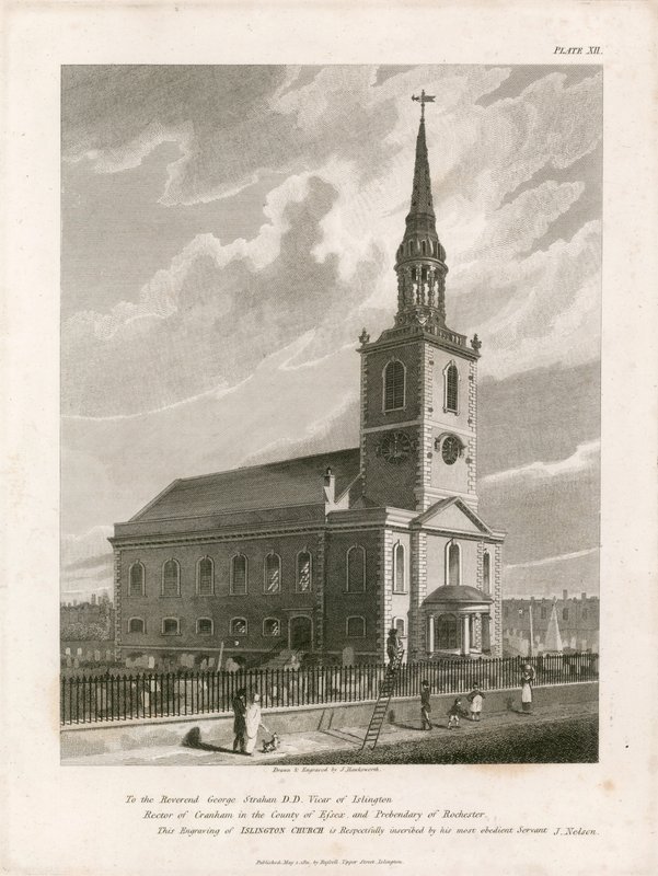Kostel St Marys, Islington (nový kostel) od English School