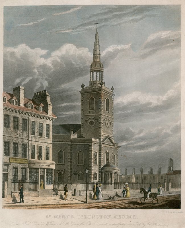 Kostel St Marys, Islington (nový kostel) od English School