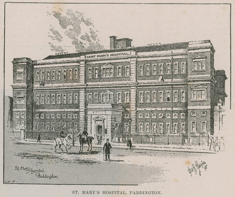 Nemocnice St Marys, Paddington, Londýn od English School