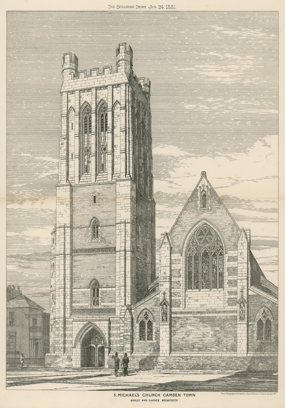 Kostel svatého Michala v Camden Town od English School