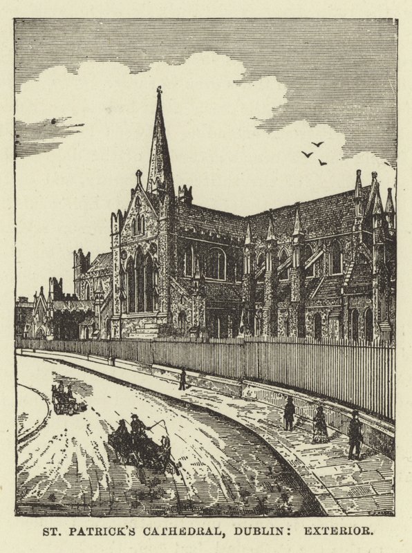 Katedrála svatého Patrika, Dublin, Exteriér od English School