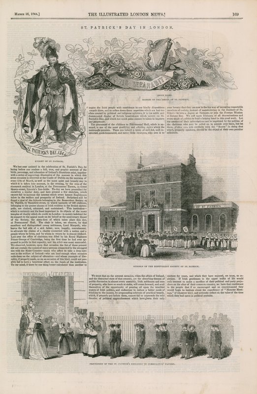 Den svatého Patrika v Londýně od English School