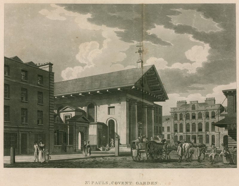 St Pauls, Covent Garden, Londýn od English School