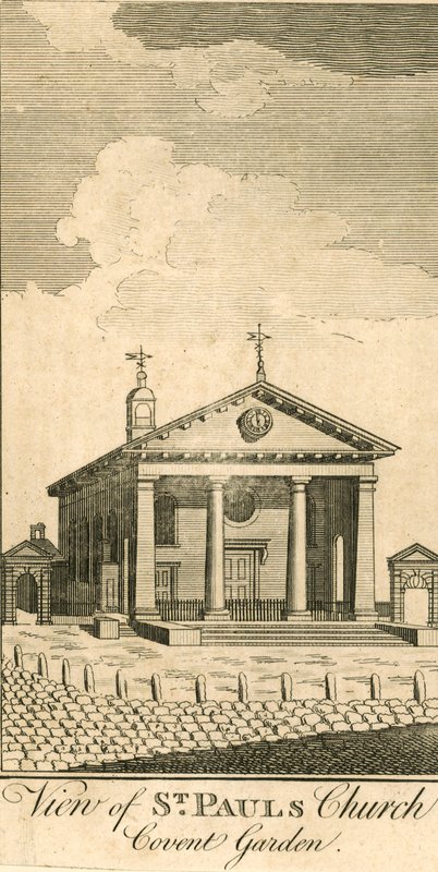 St Pauls, Covent Garden, Londýn od English School