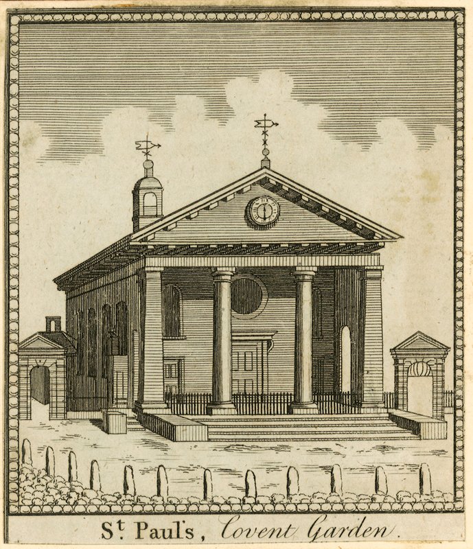 St Pauls, Covent Garden, Londýn od English School