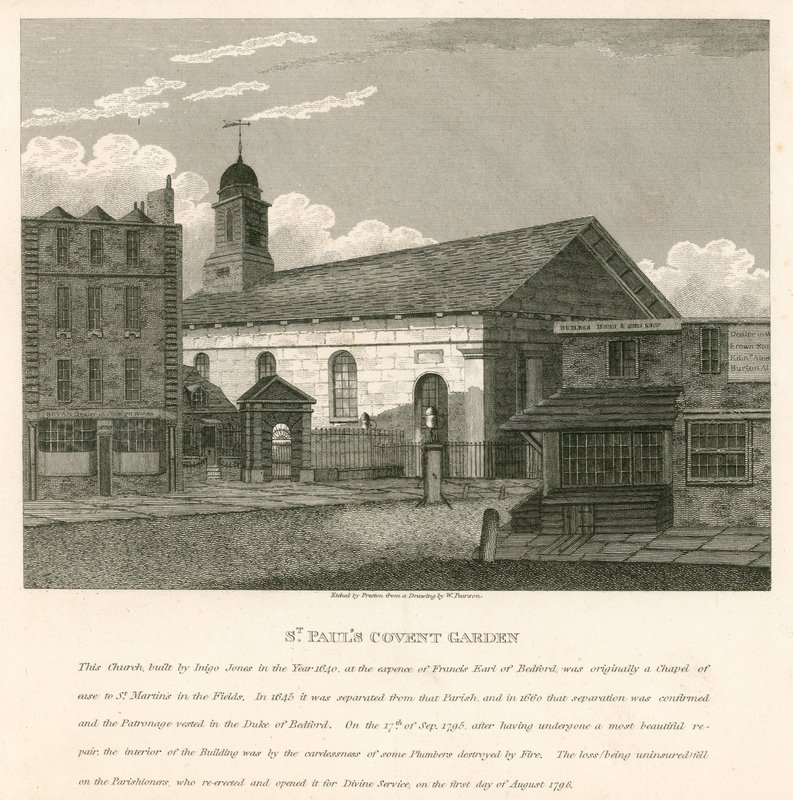 St Pauls, Covent Garden, Londýn od English School