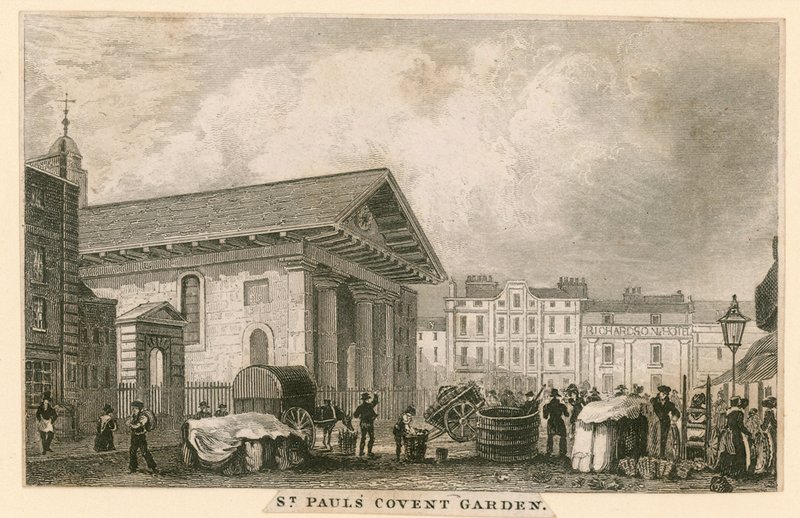 St Pauls, Covent Garden, Londýn od English School