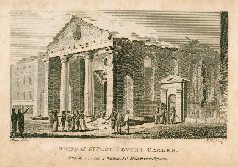 St Pauls, Covent Garden, Londýn od English School