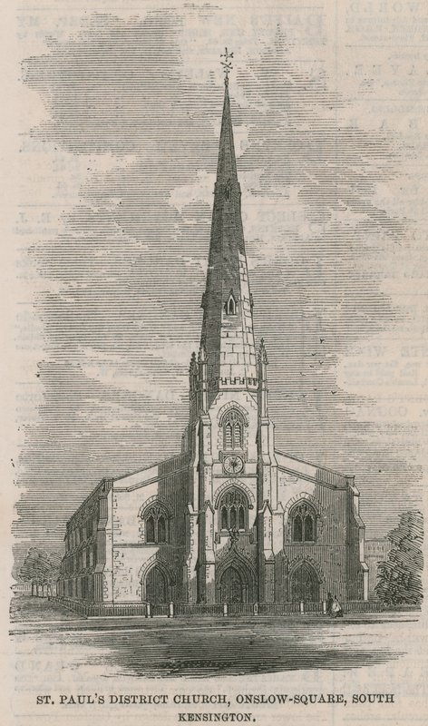 St Pauls District Church, Onslow Square, South Kensington od English School