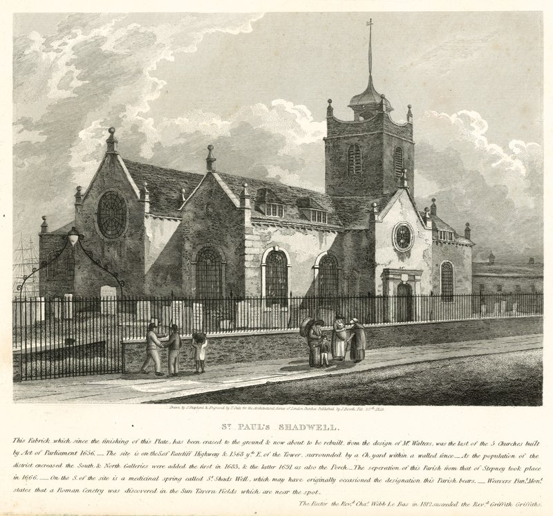 St Pauls, Shadwell, Londýn od English School