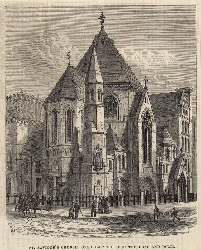 Kostel St Saviors, Oxford Street od English School