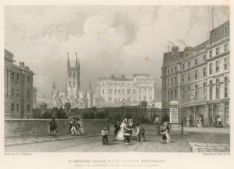 Kostel St Saviors, Southwark od English School