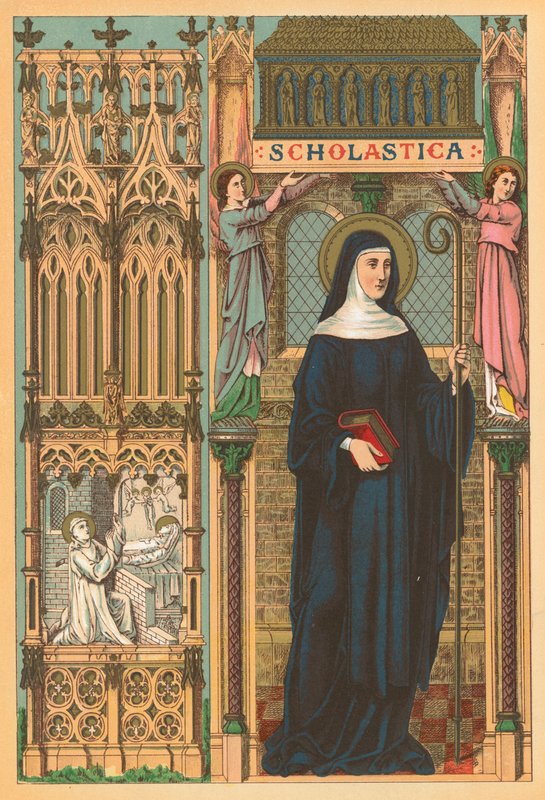 Svatá Scholastica od English School