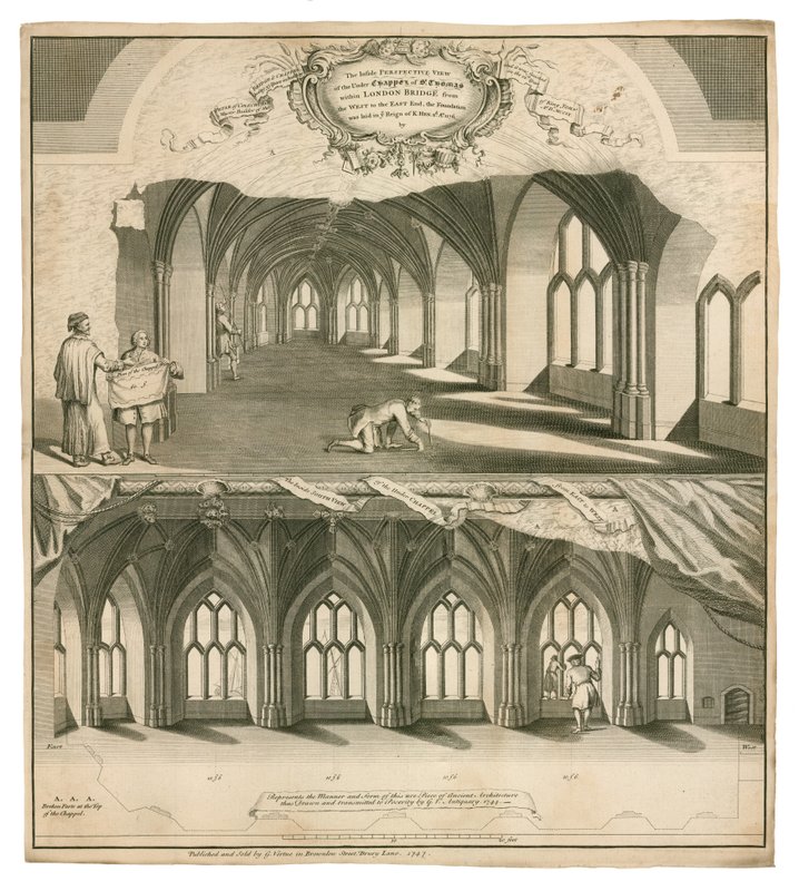 Kaple svatého Tomáše na Old London Bridge od English School