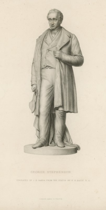 Socha George Stephensona od English School