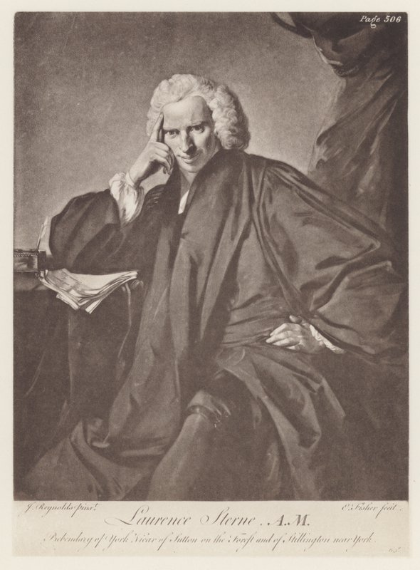 Sterne, Laurence (litho) od English School
