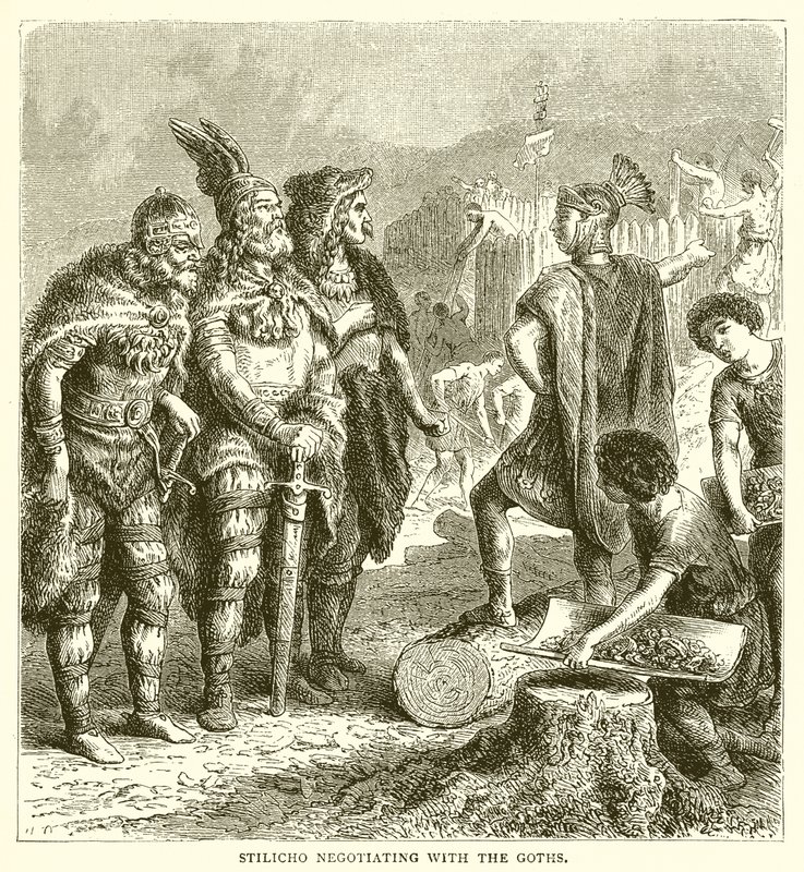 Stilicho Vyjednávání s Góty od English School
