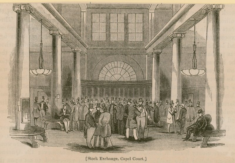 Burza cenných papírů, Capel Court od English School