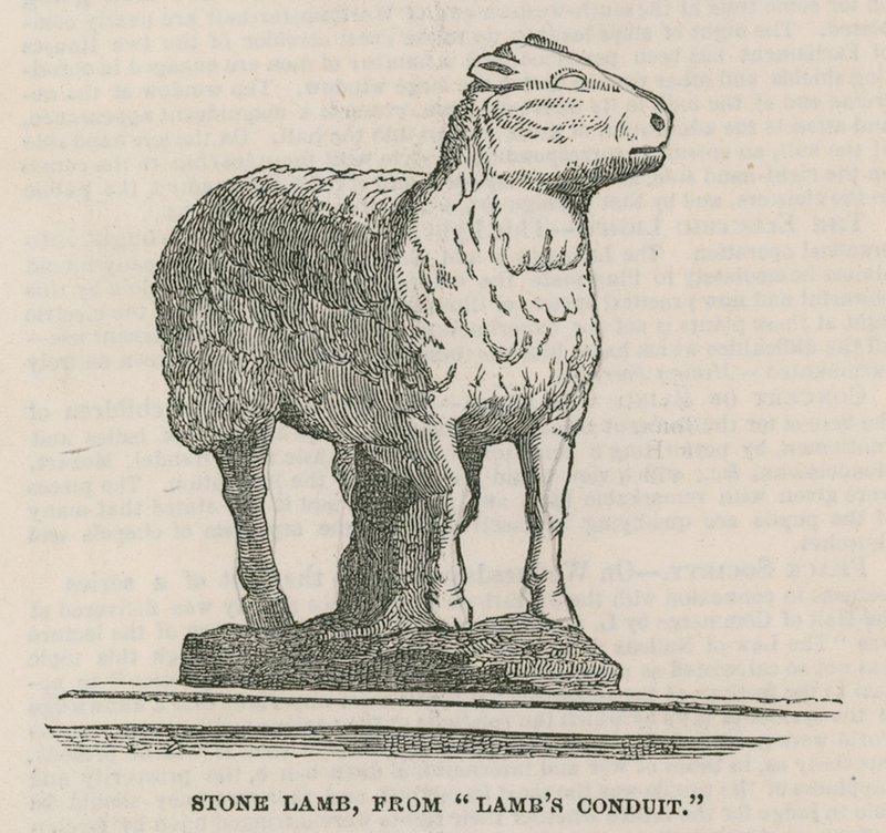 Kamenné jehně od Lambs Conduit od English School