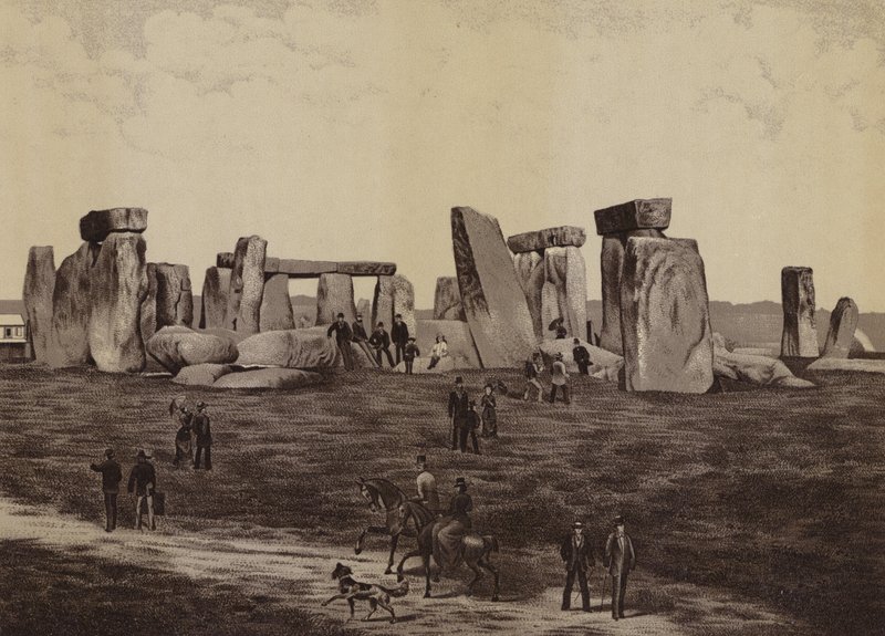 Stonehenge (litho) od English School