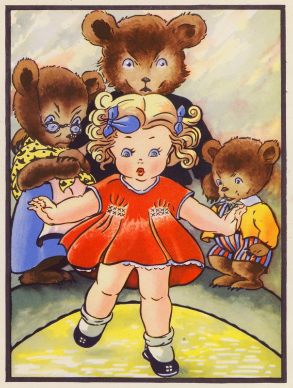 "Zastavte ji!" (barevná litografie) od English School