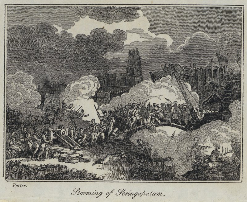 Storming of Seringapatam (rytina) od English School