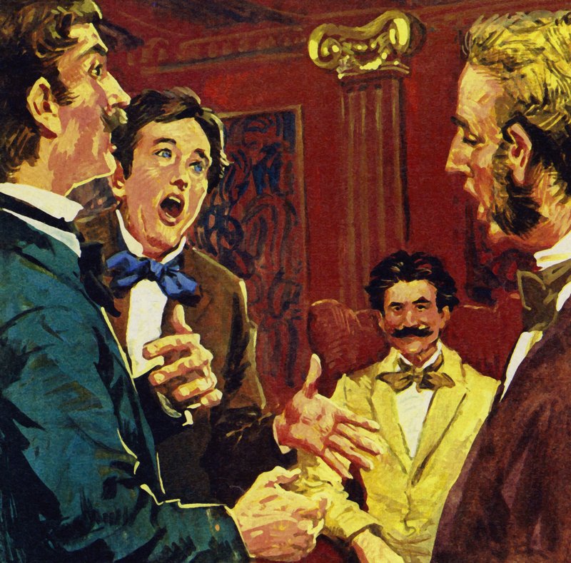 Strauss byl přemluven k napsání operety, když přátelé zpívali písně na jeho melodie od English School