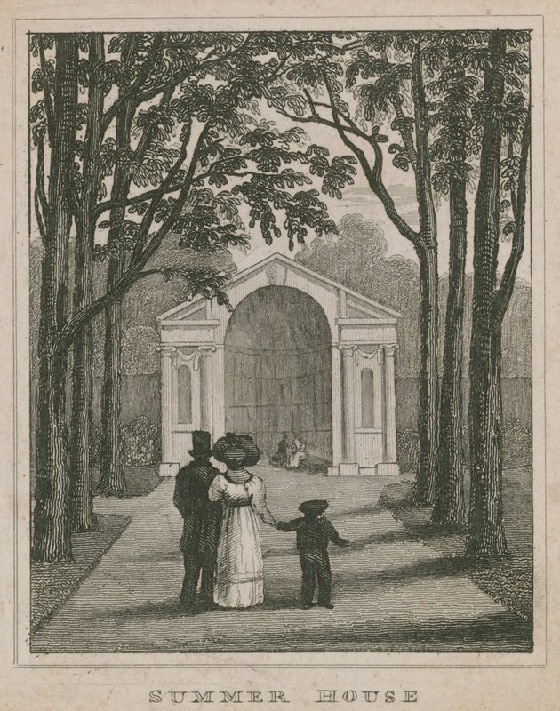 Letní dům, Kensington Gardens, Londýn od English School