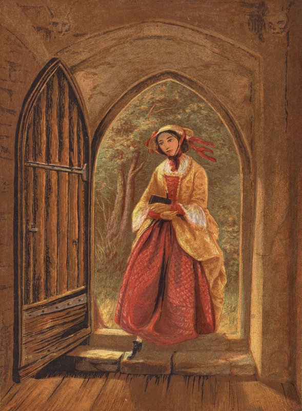 Nedělní ráno (barevná litografie) od English School