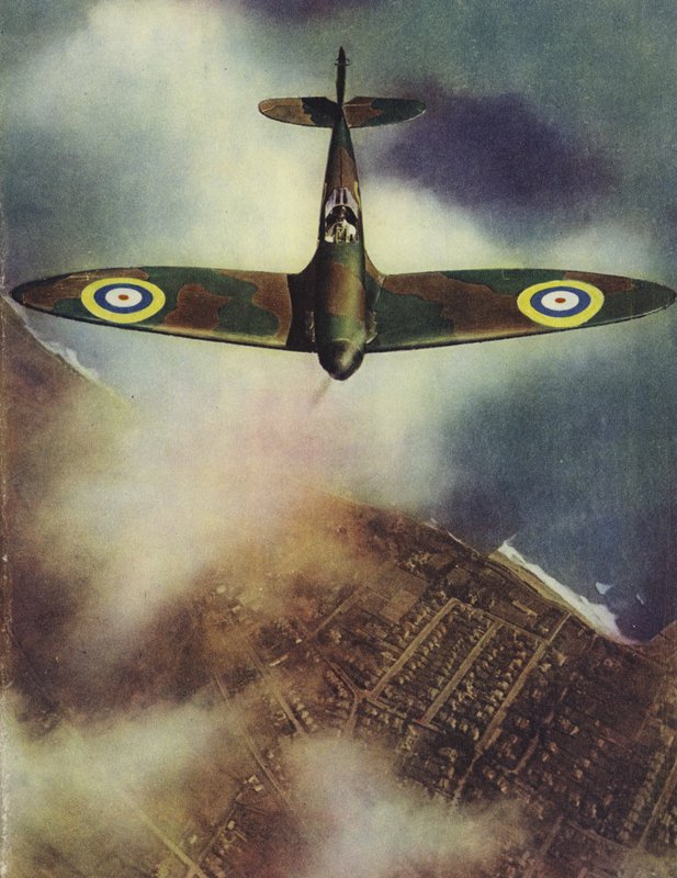 Supermarine Spitfire, c1940 od English School