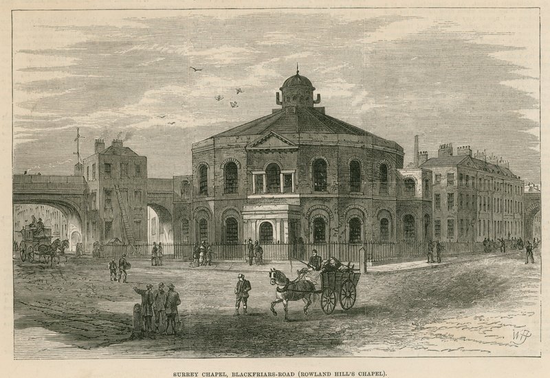 Surrey Chapel, Blackfriars Road, Southwark (Rowland Hills Chapel) od English School
