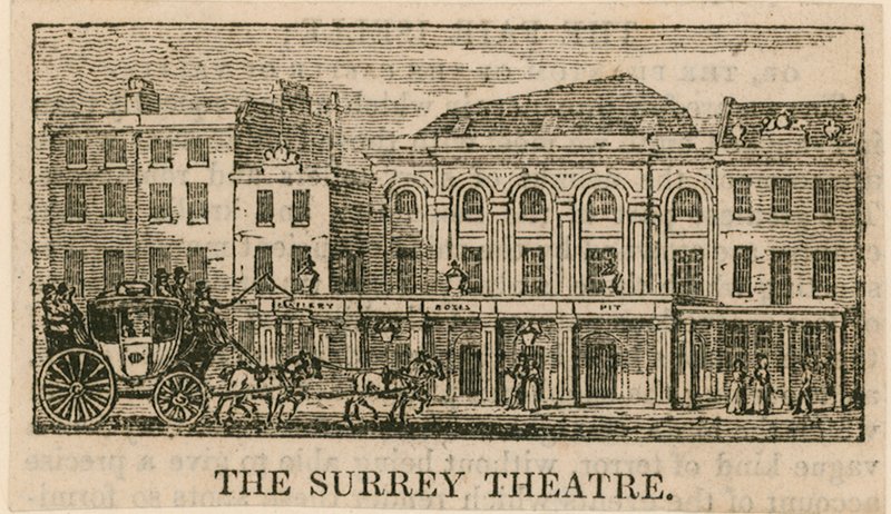 Surrey Theatre, Blackfriars Road, Londýn od English School