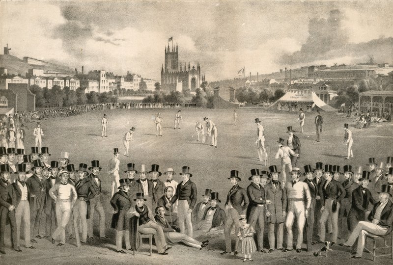 Kriketový klub Sussex vs Kent, 1849, Brighton od English School