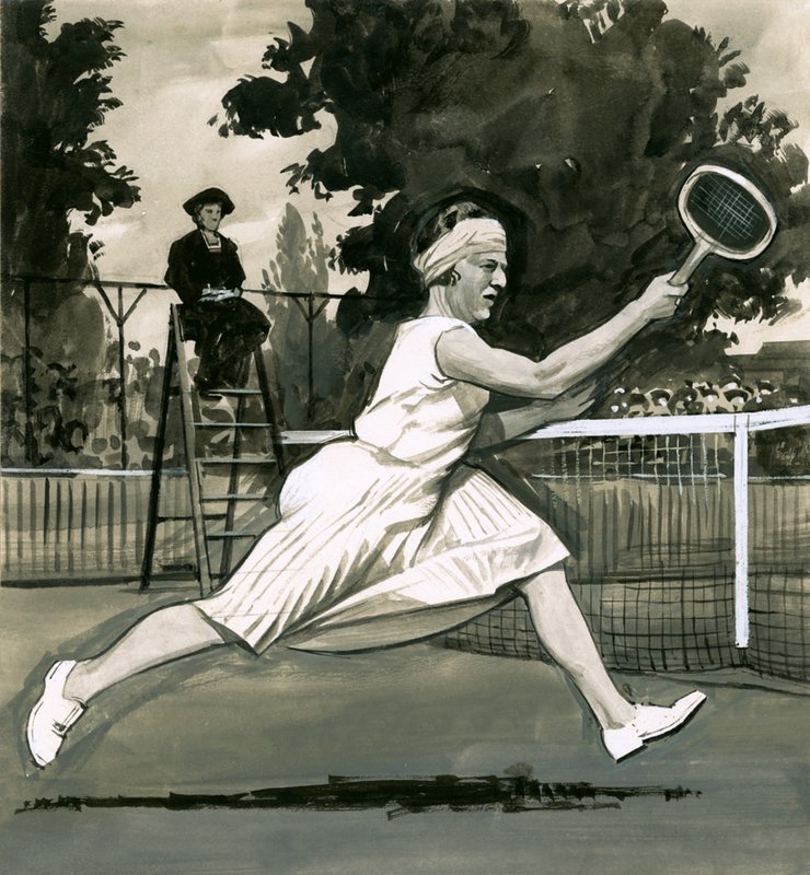 Suzanne Lenglenová, vítězka dvouhry žen od English School