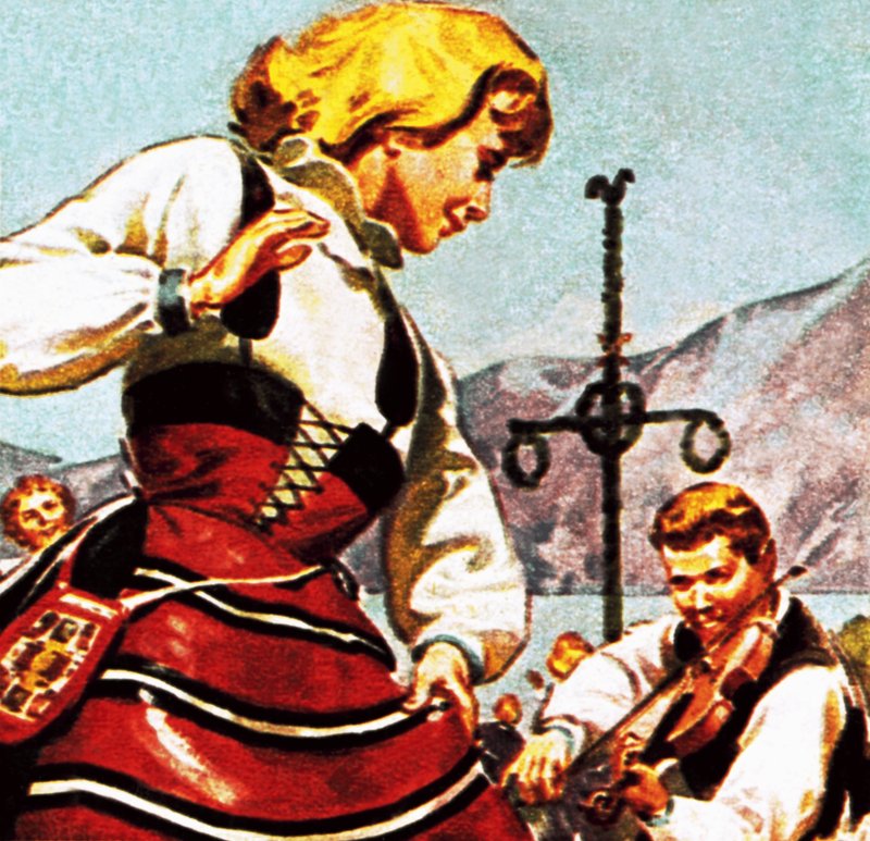 Švédská dívka tančí od English School