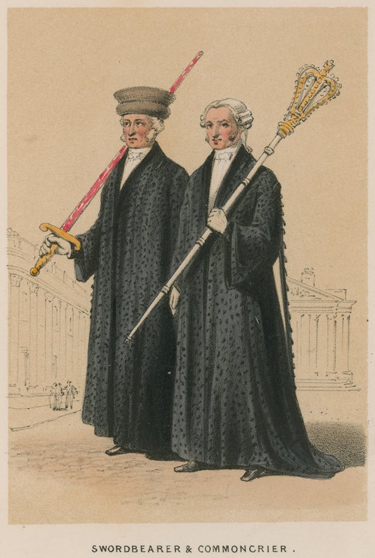 Swordbearer a Commoncrier od English School