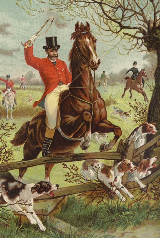 Tally-ho! (chromolitho) od English School