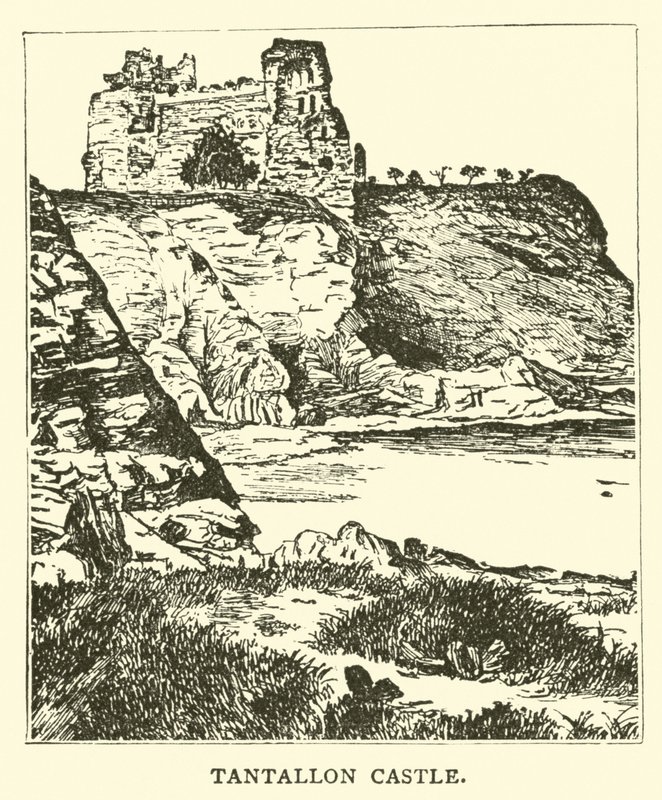 Hrad Tantallon od English School