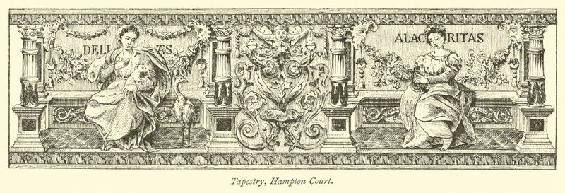 Tapiserie, Hampton Court od English School
