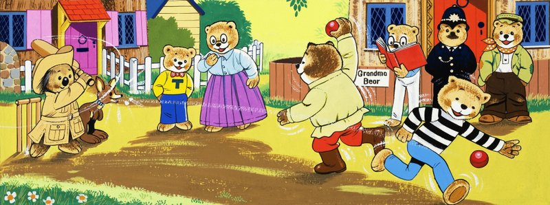 Medvídek (se skrytými předměty) od English School