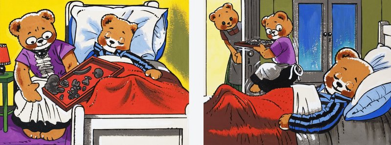 Teddy spí od English School