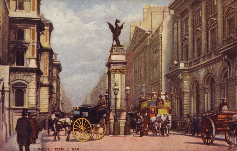 Temple Bar, Londýn od English School