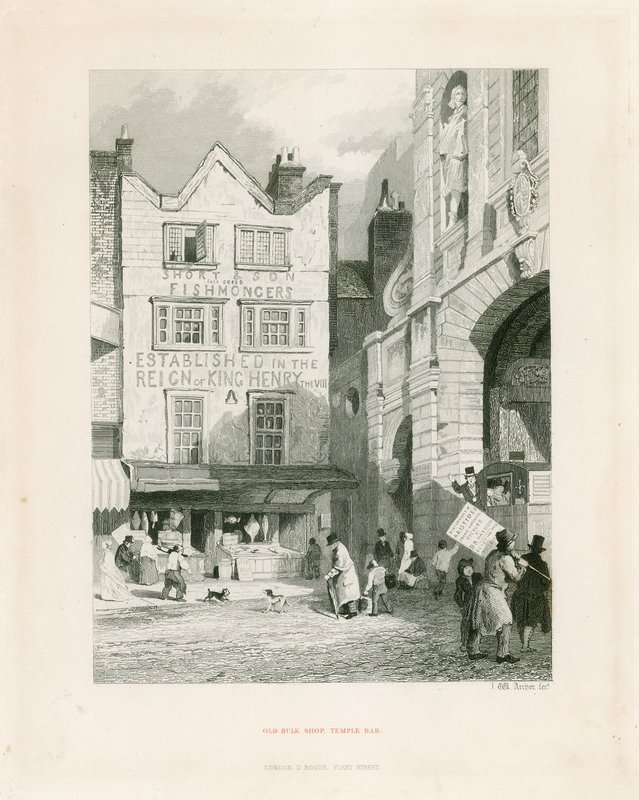 Temple Bar, Londýn. Starý velkoobchod od English School